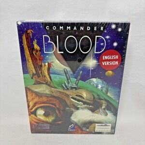 Commander Blood Mindscape Vintage 1994 PC Sealed English 90s CD Rom